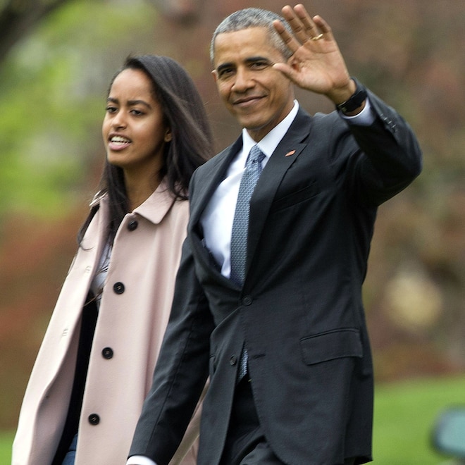 Malia Obama, Barack Obama